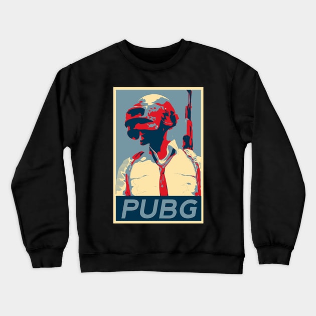 PUBG HOPE Crewneck Sweatshirt by José Ruiz